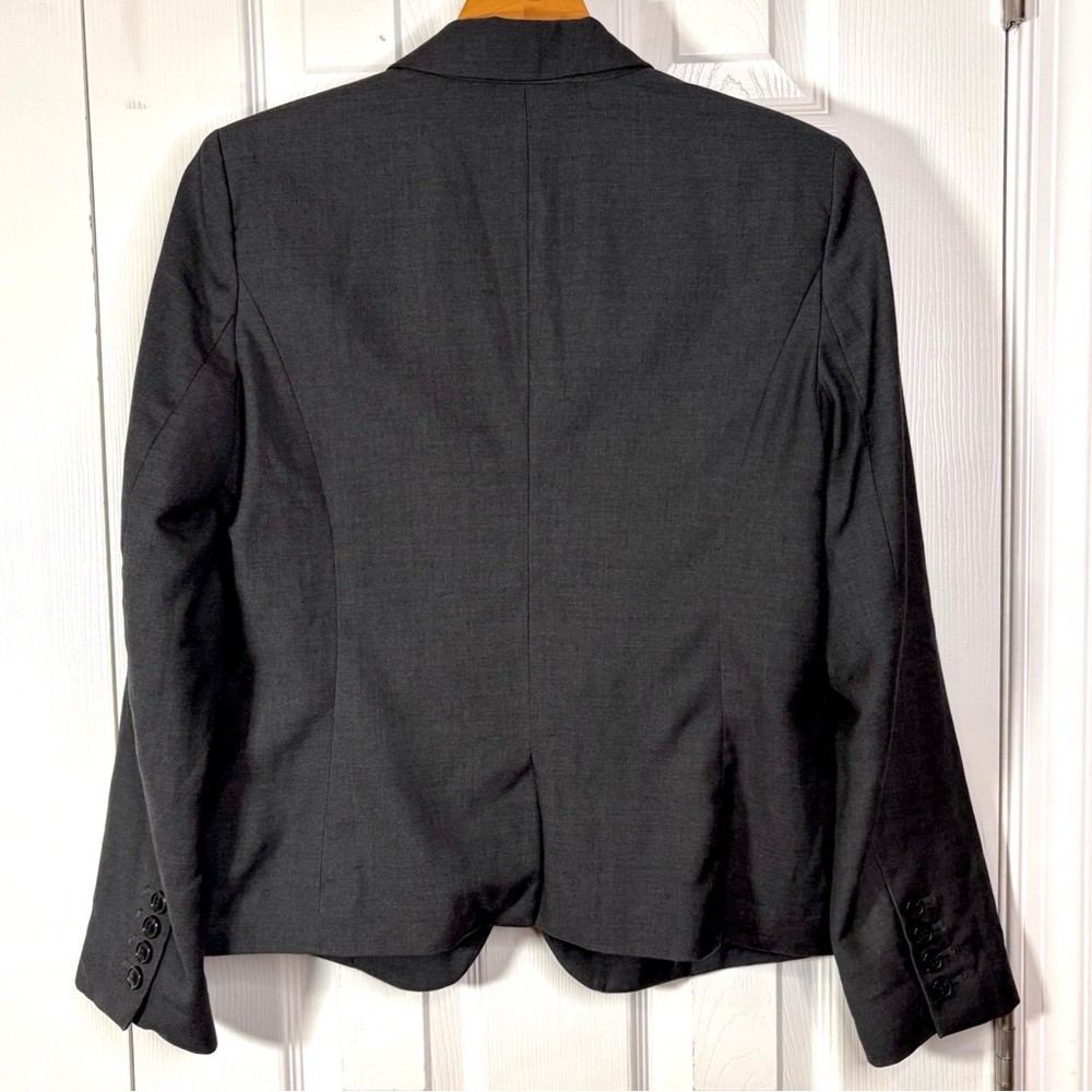Ann Taylor Charcoal Gray Blazer - Picture 2 of 9